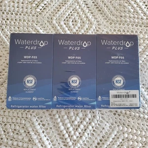 Waterdrop Plus WDP-F05 Refrigerator Water Filter 3 Pack Replacement LG LT500P - Picture 1 of 6