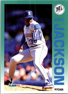 1992 Fleer #282b Mike Jackson - Image 1 of 2