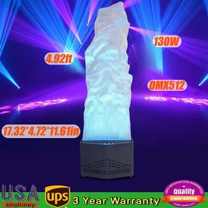 130W Fake Fire Flame Light Multiple Colors LED Flame Lamp DMX512 Mode Light - Picture 1 of 18