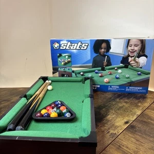 Stats / Toys R Us brand Mini Table Top Billiard Game. Great Condition - Picture 1 of 3