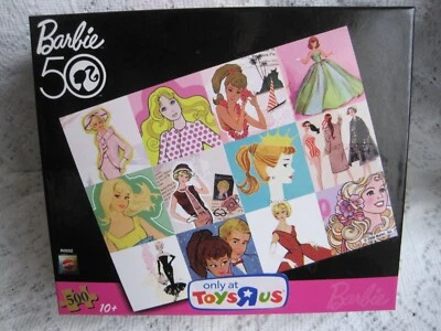 Nuevo/Sellado Barbie 50 Aniversario Puzzle 2008 Muñeca Barbie Foto 1 de 4