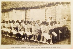 AK - Missionen der Weißen Väter in Afrika - Schüler einer Schule - 1931 - Bild 1 von 2