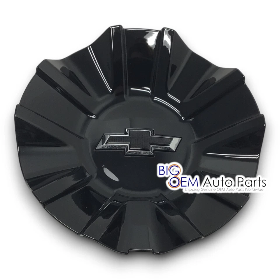 Оригинальный глянцевый черный центральный колпак ступицы колеса 2021-2024 Chevrolet Tahoe 22 дюйма 85002880 - Изображение 1 из 4