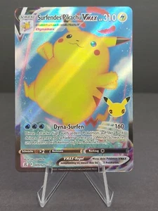 🍀Surfendes Pikachu VMAX🍀Celebrations 009 - Pokemon Karte - Deutsch - Near Mint - Bild 1 von 9
