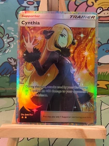 Cynthia - Space-Time Smackdown Pokemon TCG Pocket FANMADE Full Alt Art HOLO - Picture 1 of 2