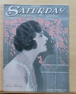 Sábado - 1921 partituras - Aileen Stanley foto en portada - Imagen 1 de 1