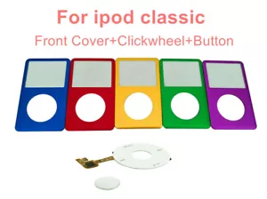 NEW 5 Colors Front Cover and Clickwheel Replacement Kit For iPod Classic 6 7th - Picture 1 of 8