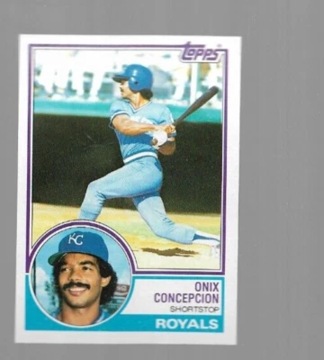 ONIX CONCEPCION 1983 TOPPS #52 KANSAS CITY ROYALS - Image 1 of 2