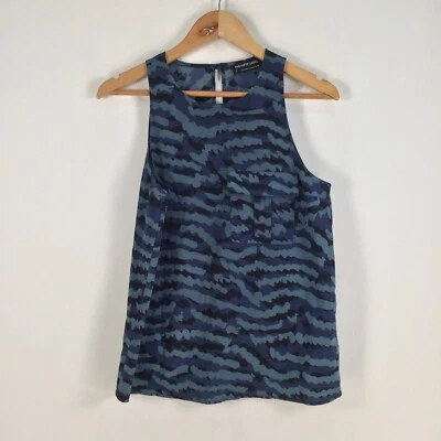 The Fifth label womens tank top size S blue camouflage sleeveless 057603 - Image 1 of 4