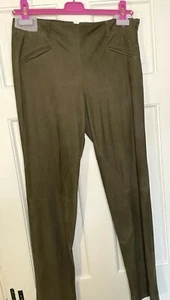 Ralph Lauren Black Label DAMEN ZIEGENVELOURSLEDERHOSE – GRÖSSE 4 NEU MIT ETIKETT  - Bild 1 von 12