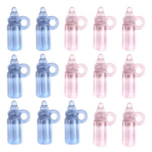 48 Pcs Acrylic Baby Bottle Decoration Newborn Shower Favors Mini Party - Picture 1 of 12