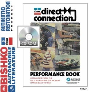 1958 1965 1975 1980 Mopar Direct Connection Racing Tips Performance SM CD - Picture 1 of 1