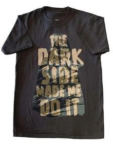 Star Wars Darth Vader "The Dark Side Made Me Do It" Cotton T-Shirt Youth Med  - Picture 1 of 7