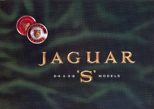 Jaguar 3.4 & 3.8 S Type Saloon c.1965 French market sales brochure - Picture 1 of 1