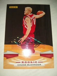 CHASE BUDINGER 2008 PANINI ROOKIE AUTOGRAPH #392 HOUSTON ROCKETS - Picture 1 of 1