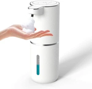 Automatic Touchless Foaming Soap Dispenser 400ml USB Rechargeable Wall Mounted - Picture 1 of 7