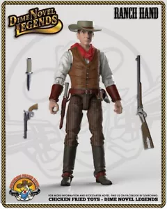 Dime Novel Legends scala 1:18 (4") action figure vecchia west mano ranch - Foto 1 di 2