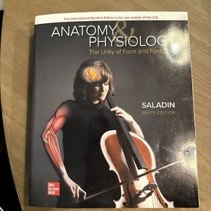 Anatomy Physiology The Unity Of Form And Function, Saladin Ninth Edition - Picture 1 of 4