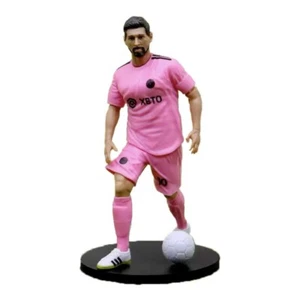Action Figure Football Miami Messi Statuetta Giocatore Calcio Messi Miami 18cm - Foto 1 di 2