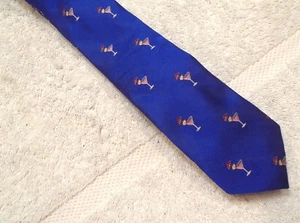 vineyard vines blaue Partini Cocktail Muster schmale Krawatte neu mit Etikett $ 85 hergestellt in den USA blau - Bild 1 von 9