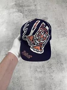 Detroit Tigers The Game MLB Vintage 90s Rare Cap Big Logo Snapback One Size - Bild 1 von 14