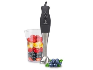 Frullatore ad Immersione Doppia Lama Acciaio Inox 2 Velocità 220W + Contenitore - Foto 1 di 7