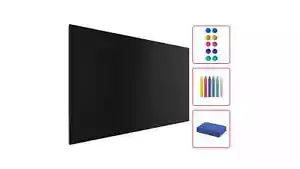 Metallische Magnettafel KREIDETAFEL SCHWARZ 90x60cm - Bild 1 von 8