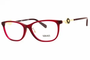 VERSACE VE3297D 388 Eyeglasses Transparent Bordeaux Frame 55mm - Picture 1 of 4