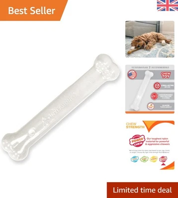 Nylabone Dura Chew Dog Bone, Chicken Flavor, Durable for Large Breeds up to 23kg - Image 1 of 4