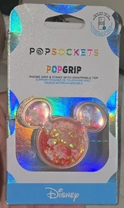 PopSockets PopGrip Cell Phone Grip & Stand - Iridescent Daisy Charm Mickey Mouse - Picture 1 of 1