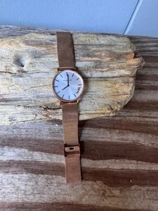 Orologio Coach donna maglia oro rosa con elegante quadrante bianco e design minimalista - Foto 1 di 8