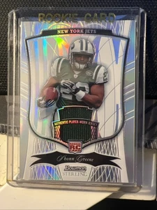 Shonn Greene NY Jets Patch Auto 2009 Bowman Sterling Rookie Card- 134/199 - Picture 1 of 2