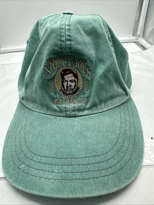 Cappello da baseball vintage Sloppy Joe berretto verde chiaro sfumato bar ristorante Key West - Foto 1 di 7