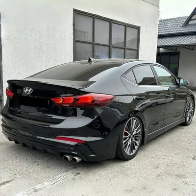 Len rojo 4 piezas para Hyundai Elantra sedán 2017-2018 con kit de luces traseras LED dinámicas Foto 1 de 4