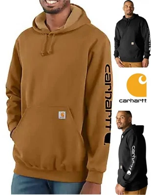 Carhartt Loose Fit Midweight Logo Sleeve Graphic Hoodie (TS0288) - Image 1 of 4