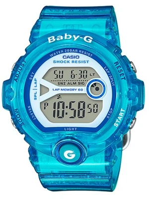 Casio Baby-G * BG6903-2B Jelly Blue Runners 60 Lap Watch for Women - image 1 of 2