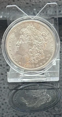 Dólar de plata O Morgan 1888 brillante sin circular BU+++ MS+++ BLANCO EXPLOSIVO Foto 1 de 2