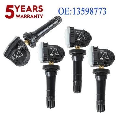 Kit TPMS sensor de presión de neumáticos 4 piezas 433 MHz para Chevrolet Camaro 2016-2020 NUEVO Foto 1 de 4