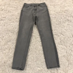 DL1961 Womens Farrow High Rise Skinny Jeans Gray Raymond Size 26 - Picture 1 of 10