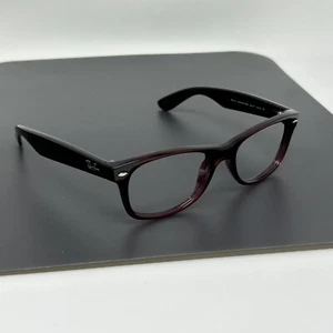 Ray Ban Sunglasses New Wayfarer RB2132 843/77 Bordeaux Transparent Frame Only - Picture 1 of 12