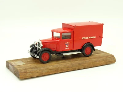 Solido MVI Micarola 1/43 - Citroen C4F Pompiers Service Incendie Paris - Photo 1/3