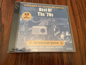 HISTORY OF COUNTRY MUSIC BEST OF THE 70's CD NEW! - Imagen 1 de 1