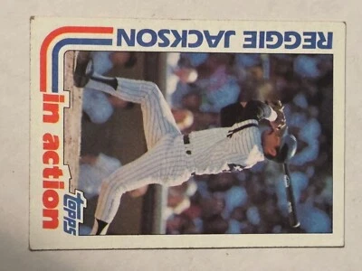 1982 Topps - In Action Reggie Jackson #301 NM .S24 - Image 1 of 2