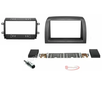 SCHILLACI.EU Kit montaggio autoradio plancia 2 DIN con plancia per LANCIA Y YPSILON dal 2003
