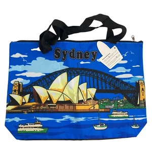 NEW Australia Sydney Zip Tote Bag City 18x12 - Picture 1 of 6