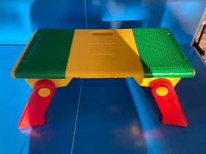TABLE LEGO Pliable Transportable Boîte Rangement 2 PLAQUE VINTAGE ANCIEN bric 1 - Imagen 1 de 8