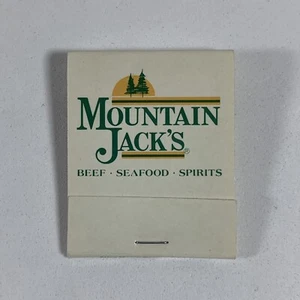 Vintage MOUNTAIN JACK'S Matchbook, Unstruck Matches - Picture 1 of 4
