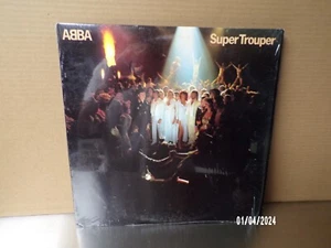 ABBA Lp Super Trouper 1980 LP In Shrink SD 16023 / EXC - Picture 1 of 3