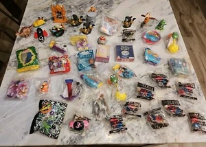 Vintage Lot of Kids Meal Toys 30 Sealed And 12 Open 1997, 1998, 2010 And More - Picture 1 of 12