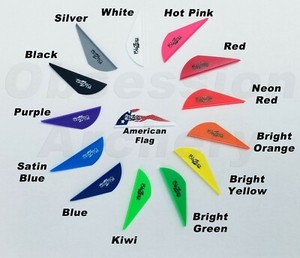 Bohning Blazer Vanes 24 36 50 or 100 Pack Arrow Fletching 14 Color Choices